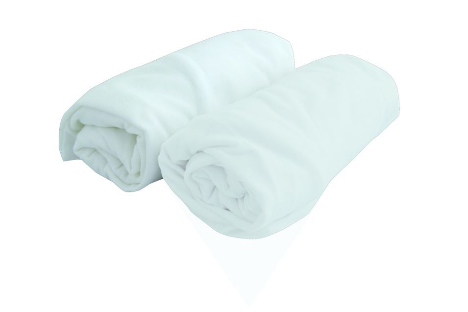 Draps housse Blanc Jersey - Photo n°2