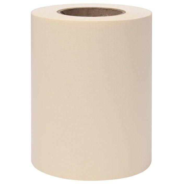 Écran d'intimité de jardin PVC 35x0,19 m Crème - Photo n°5