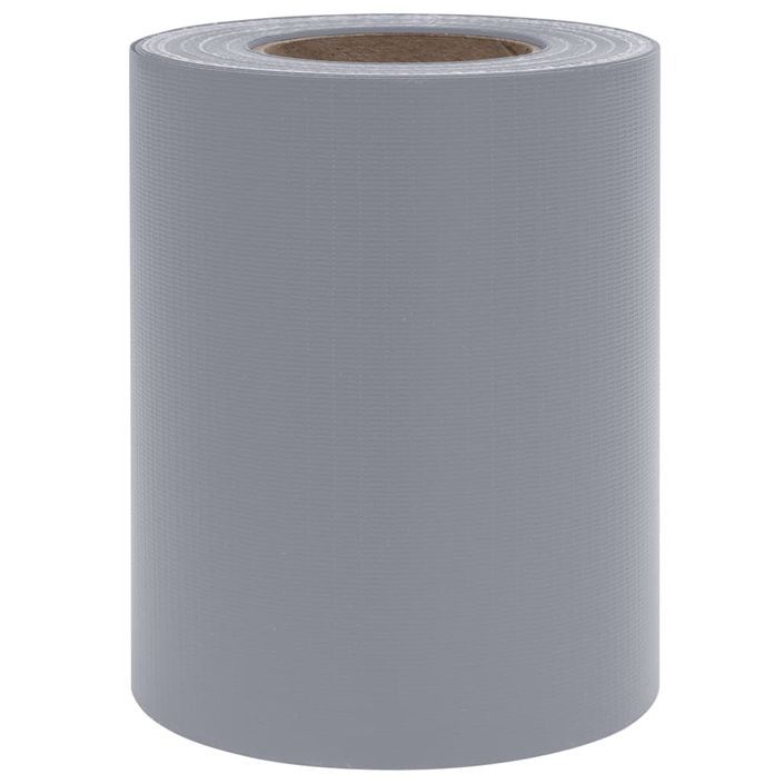 Écran d'intimité de jardin PVC 35x0,19 m Gris clair mat - Photo n°5