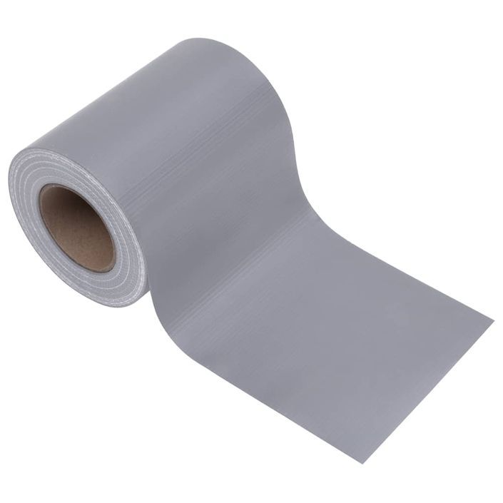 Écran d'intimité de jardin PVC 35x0,19 m Gris clair mat - Photo n°6