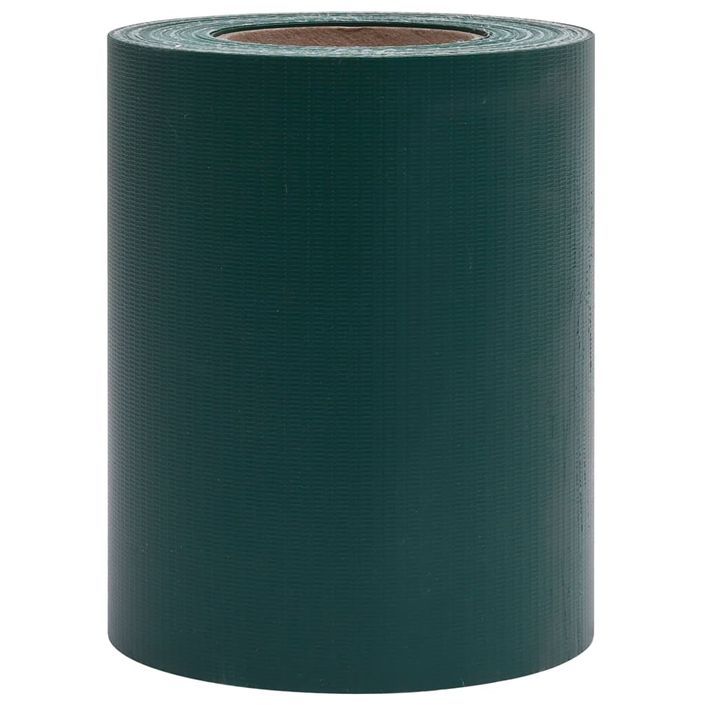 Écran d'intimité de jardin PVC 35x0,19 m Vert mat - Photo n°5