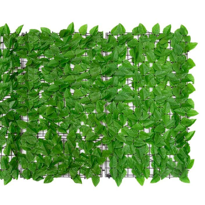 Écran de balcon avec feuilles vert 600x100 cm - Photo n°3