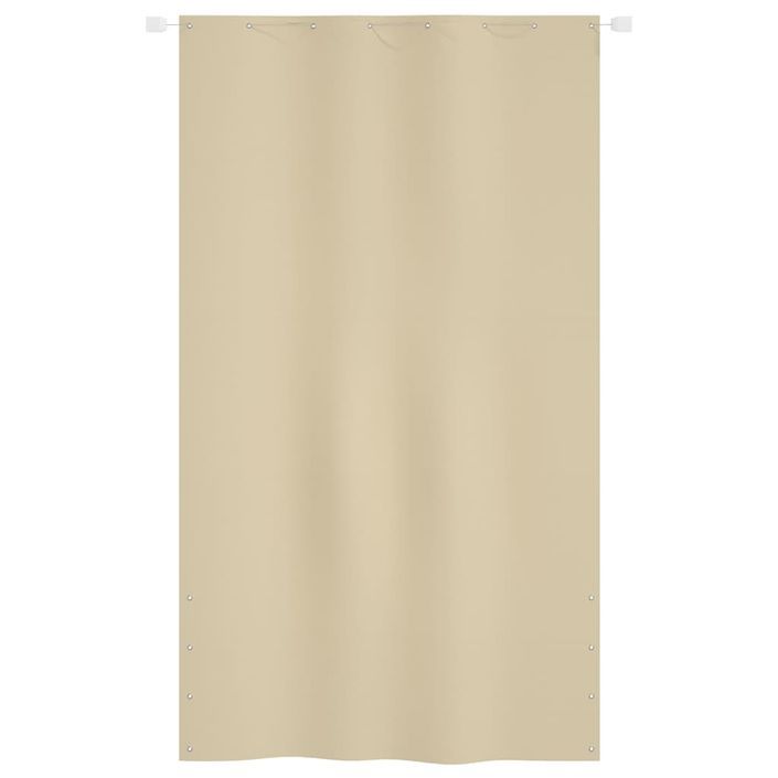 Écran de balcon Beige 140x240 cm Tissu Oxford - Photo n°2