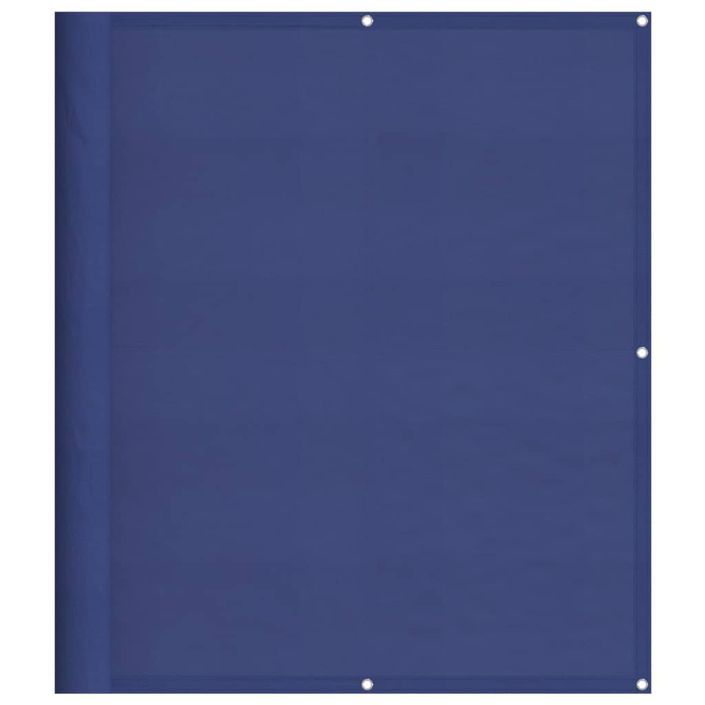 Écran de balcon bleu 120x800 cm 100% polyester oxford - Photo n°1