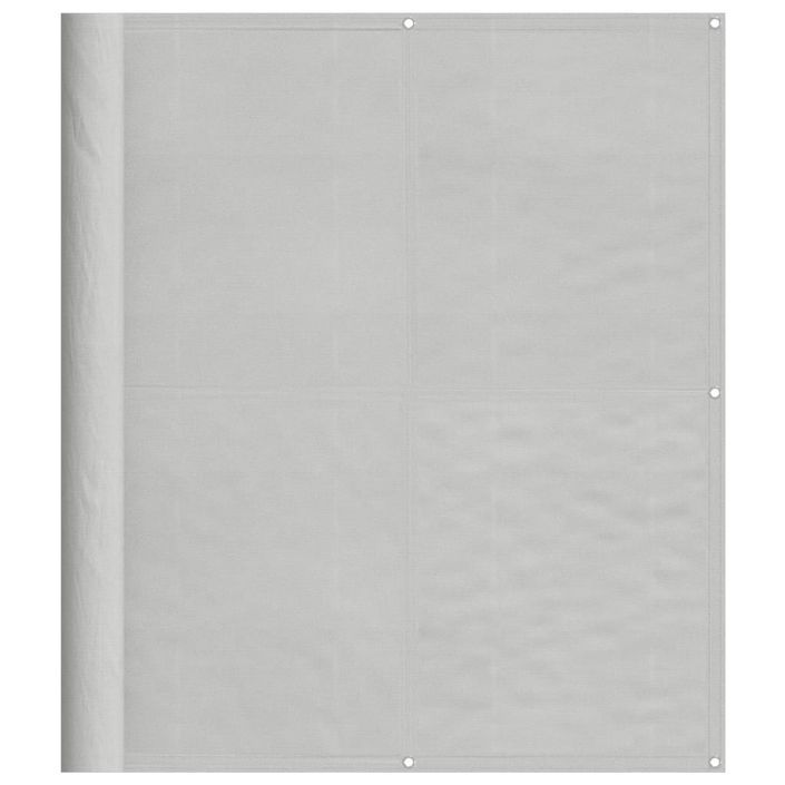 Écran de balcon gris clair 120x300 cm 100% polyester oxford - Photo n°2