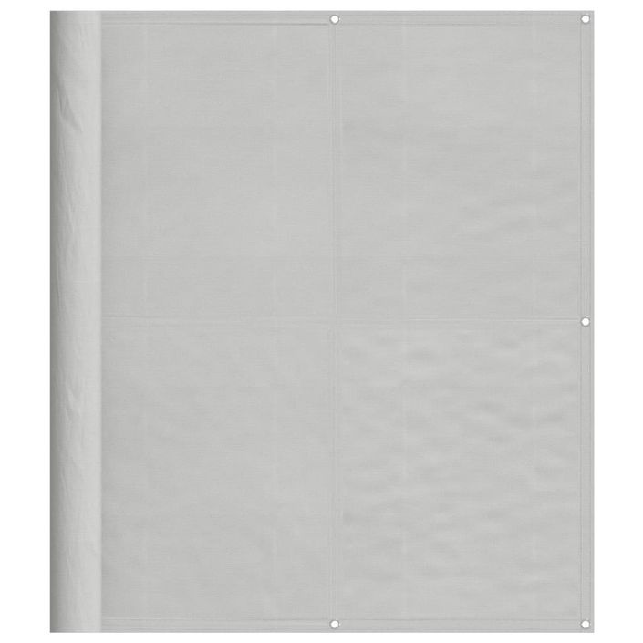 Écran de balcon gris clair 120x400 cm 100% polyester oxford - Photo n°2