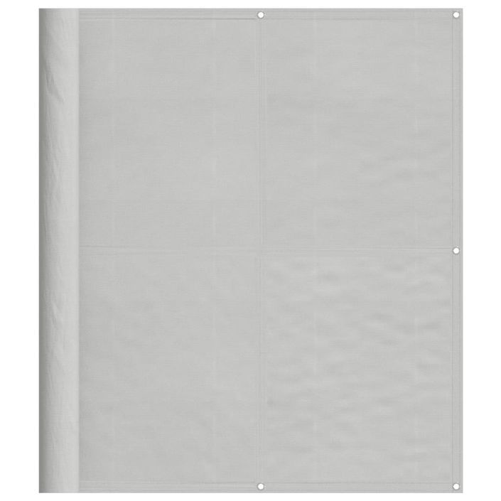 Écran de balcon gris clair 120x500 cm 100% polyester oxford - Photo n°2