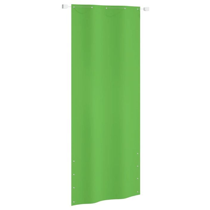 Écran de balcon Vert clair 100x240 cm Tissu Oxford - Photo n°1