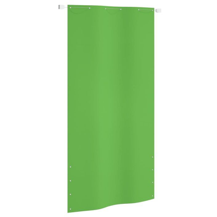 Écran de balcon Vert clair 120x240 cm Tissu Oxford - Photo n°1