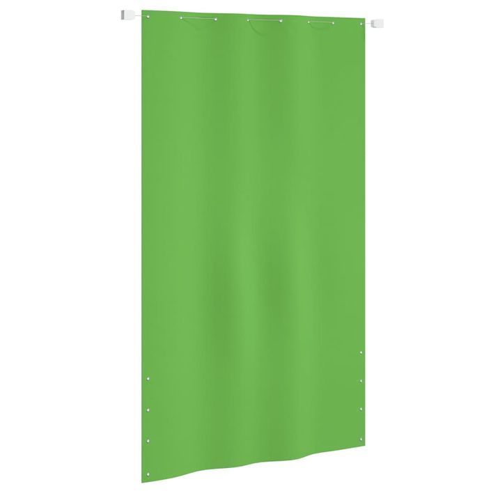 Écran de balcon Vert clair 140x240 cm Tissu Oxford - Photo n°1