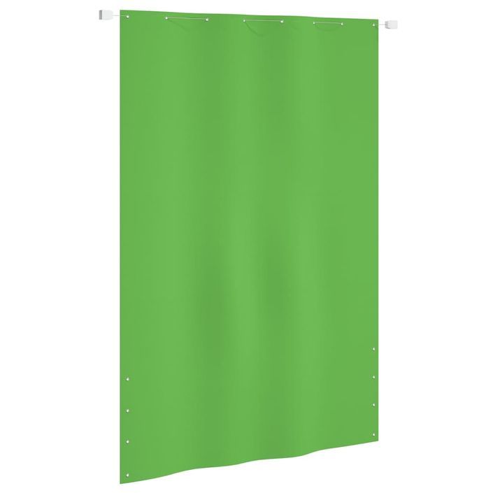 Écran de balcon Vert clair 160x240 cm Tissu Oxford - Photo n°1