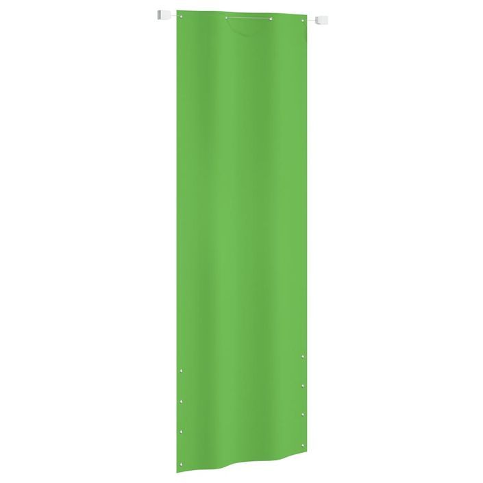 Écran de balcon Vert clair 80x240 cm Tissu Oxford - Photo n°1