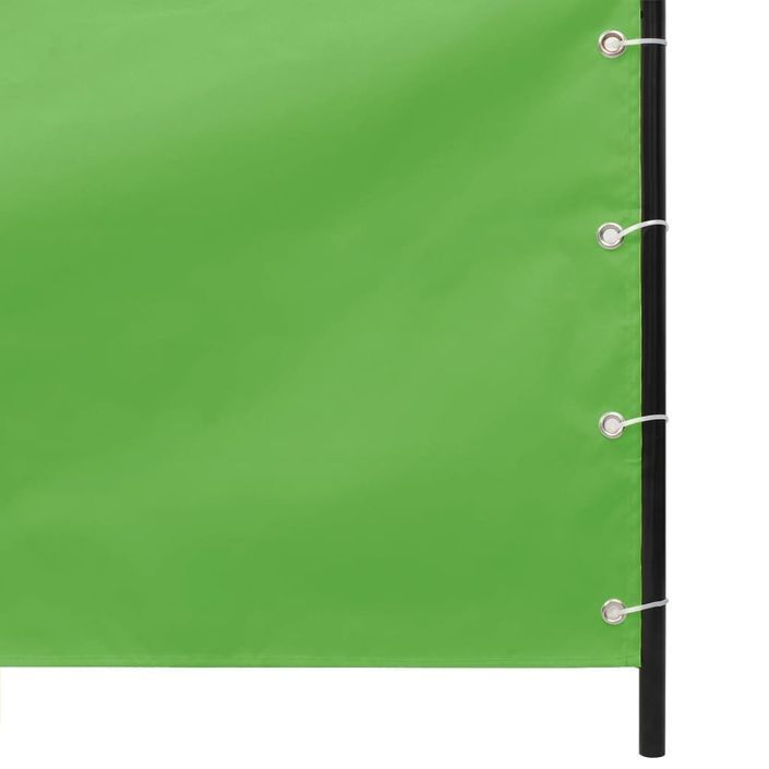 Écran de balcon Vert clair 80x240 cm Tissu Oxford - Photo n°3