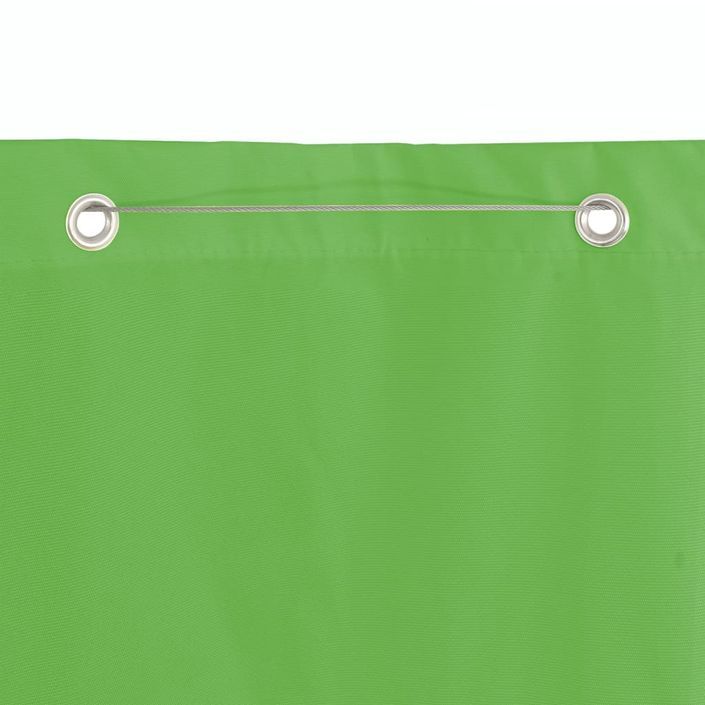 Écran de balcon Vert clair 80x240 cm Tissu Oxford - Photo n°4