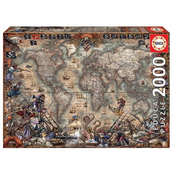 EDUCA 2000 carte des pirates- - Photo n°1