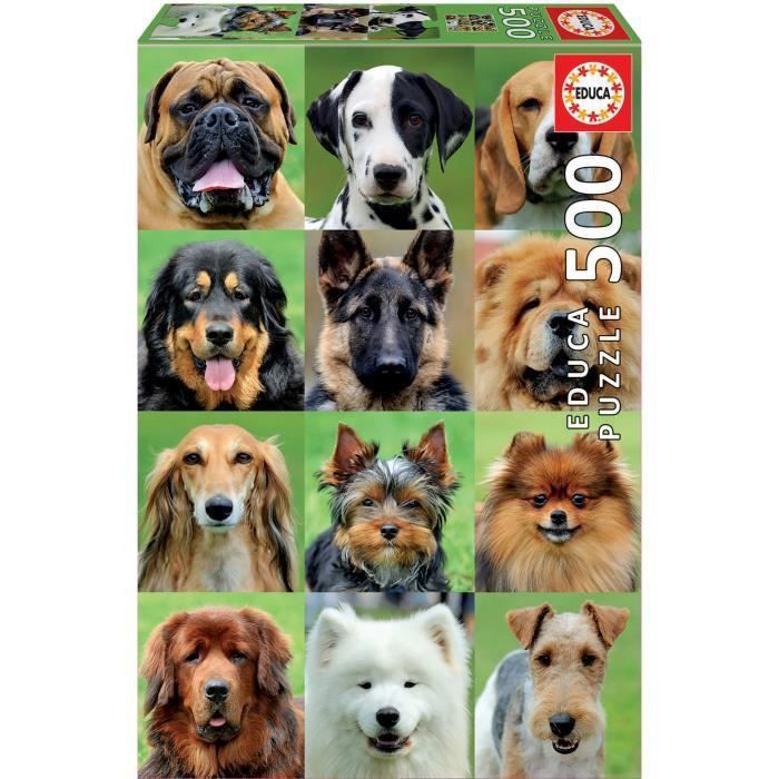 EDUCA 500 collage chiens - Photo n°1