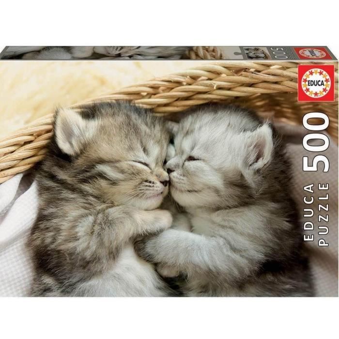 EDUCA - Puzzle - 500 Doux chatons - Photo n°3