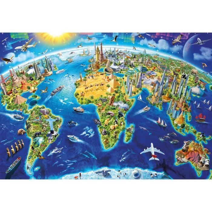 EDUCA - Puzzle Symboles du Monde 2000pcs - Photo n°2