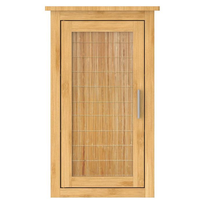 EISL Armoire haute avec porte Bambou 40x20x70 cm - Photo n°3