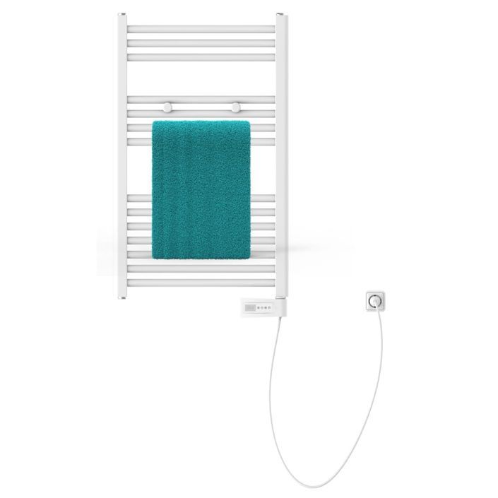 EISL Radiateur de salle de bain avec minuterie Blanc 80x50x15 cm - Photo n°4