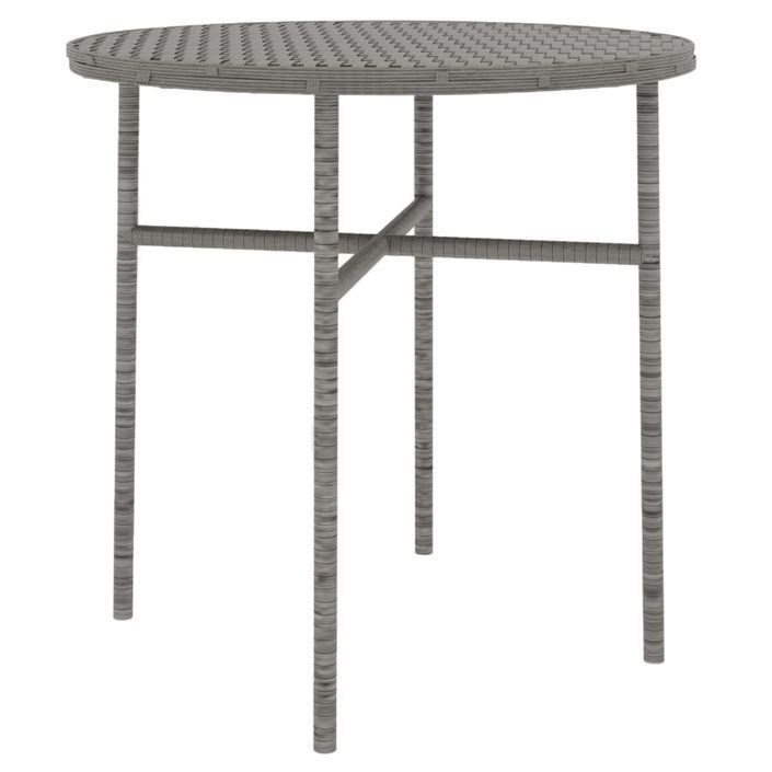 Ensemble à dîner de jardin 3 pcs Résine tressée Anthracite - Photo n°4