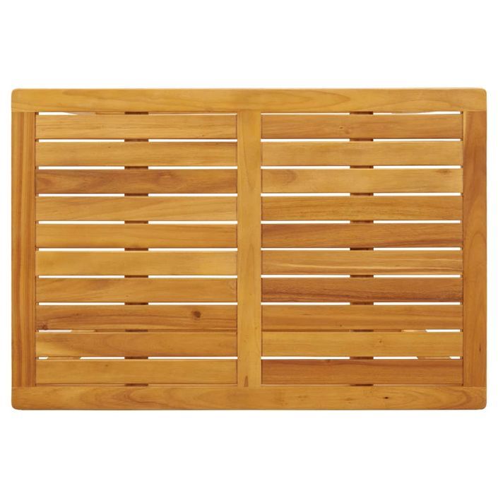 Ensemble de balcon 3 pcs bois d'acacia solide - Photo n°7