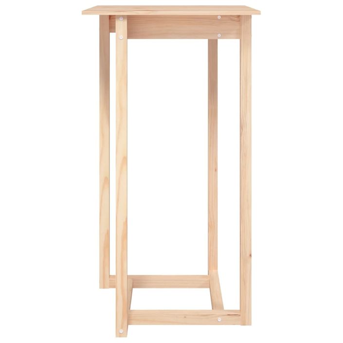 Ensemble de bar 3 pcs Bois de pin massif - Photo n°7