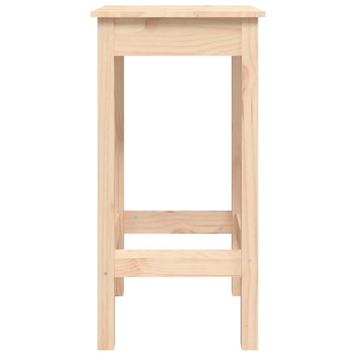 Ensemble de bar 3 pcs Bois de pin massif - Photo n°9