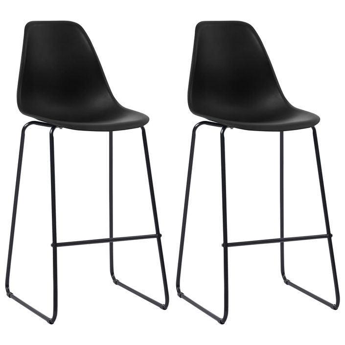 Ensemble de bar 3 pcs Plastique Noir 2 - Photo n°6