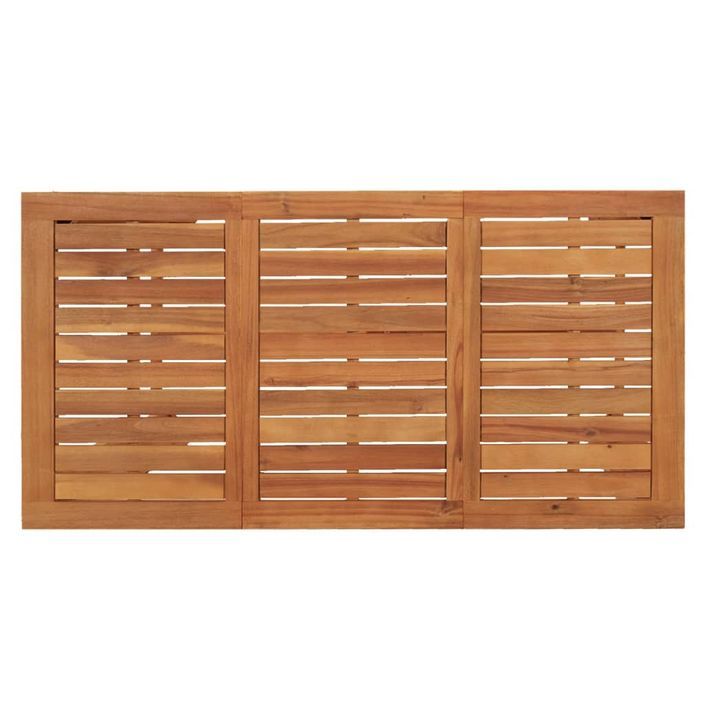 Ensemble de bar de jardin 7 pcs bois d'acacia solide - Photo n°7