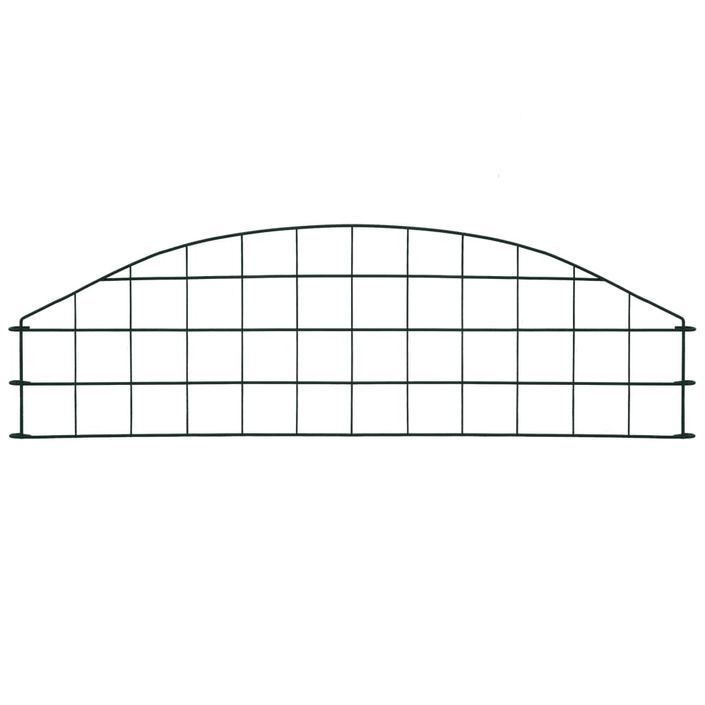 Ensemble de clôture voûtée d'étang 77,3x26 cm Vert - Photo n°2