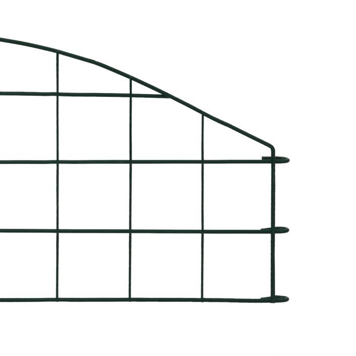 Ensemble de clôture voûtée d'étang 77,3x26 cm Vert - Photo n°4