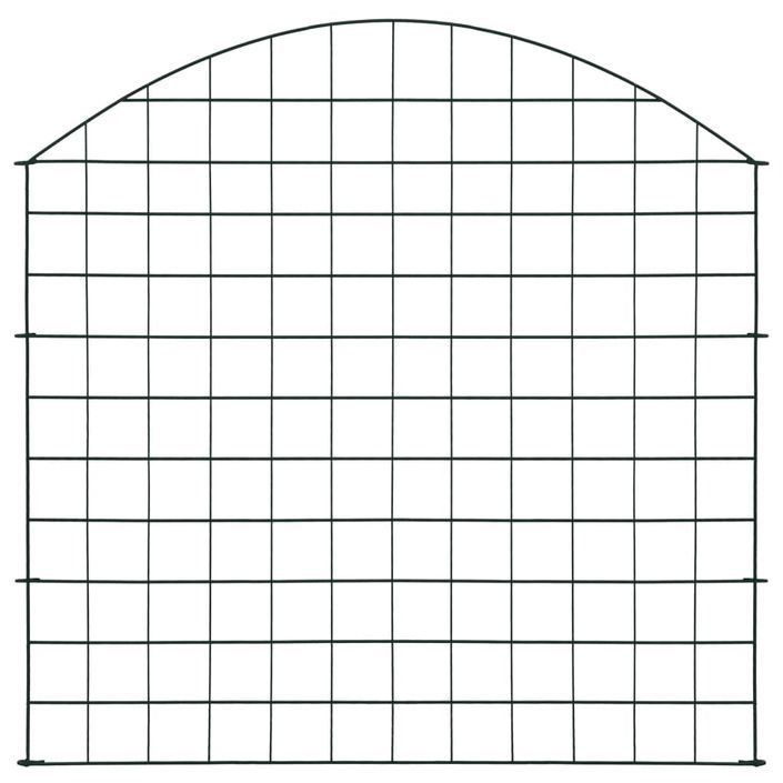 Ensemble de clôture voûtée d'étang 77,5x78,5 cm Vert - Photo n°2