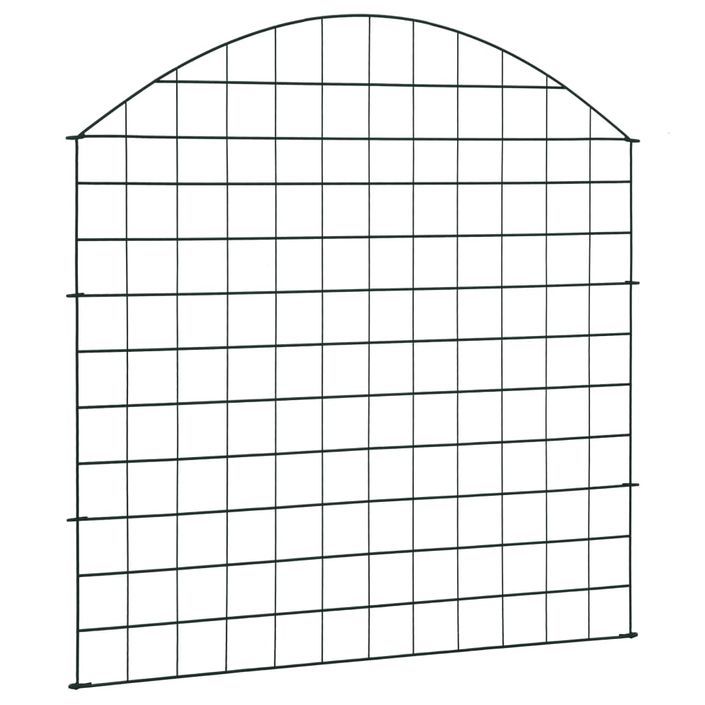 Ensemble de clôture voûtée d'étang 77,5x78,5 cm Vert - Photo n°3