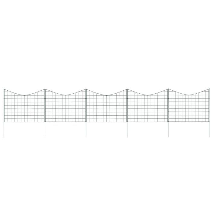 Ensemble de clôture voûtée plus basse d'étang 77,5x64 cm Vert - Photo n°1