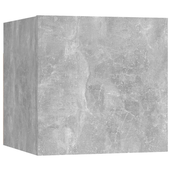 Ensemble de meuble TV 10 pcs Gris béton - Photo n°5