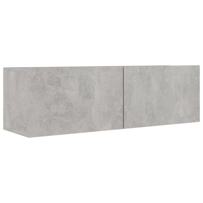 Ensemble de meuble TV 6 pcs Gris béton 13 - Photo n°6