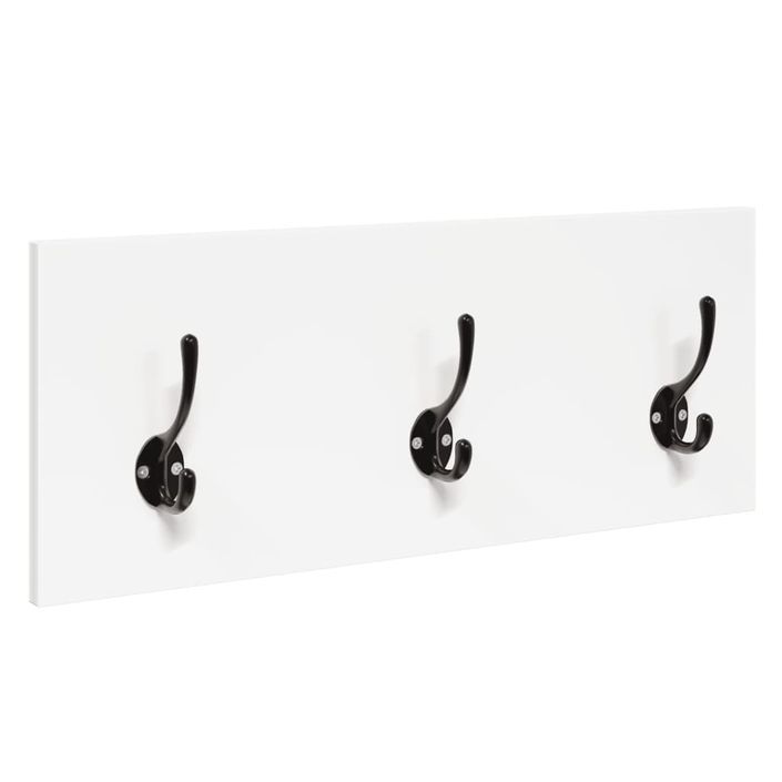 Ensemble de meubles de couloir 4 pcs blanc bois d'ingénierie - Photo n°5