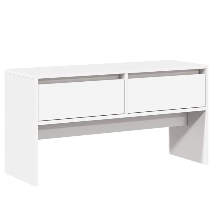 Ensemble de meubles de couloir 4 pcs blanc bois d'ingénierie - Photo n°6