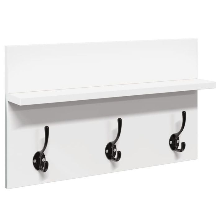 Ensemble de meubles de couloir 4 pcs blanc bois d'ingénierie - Photo n°9