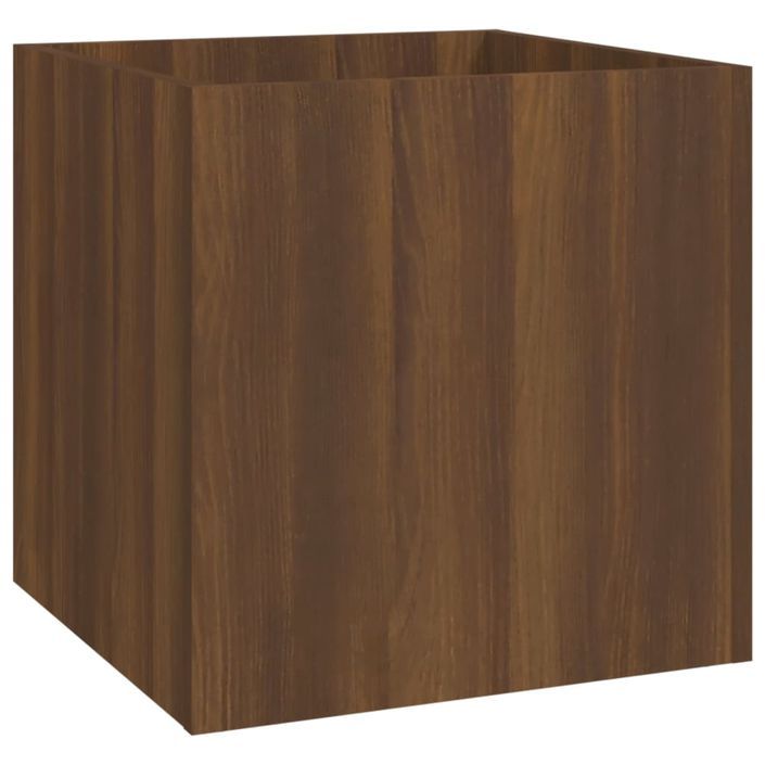 Ensemble de meubles de couloir Chêne marron Bois d'ingénierie - Photo n°7