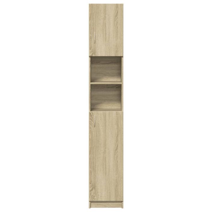 Ensemble de meubles de salle de bain 2 pcs bois d'ingénierie - Photo n°5