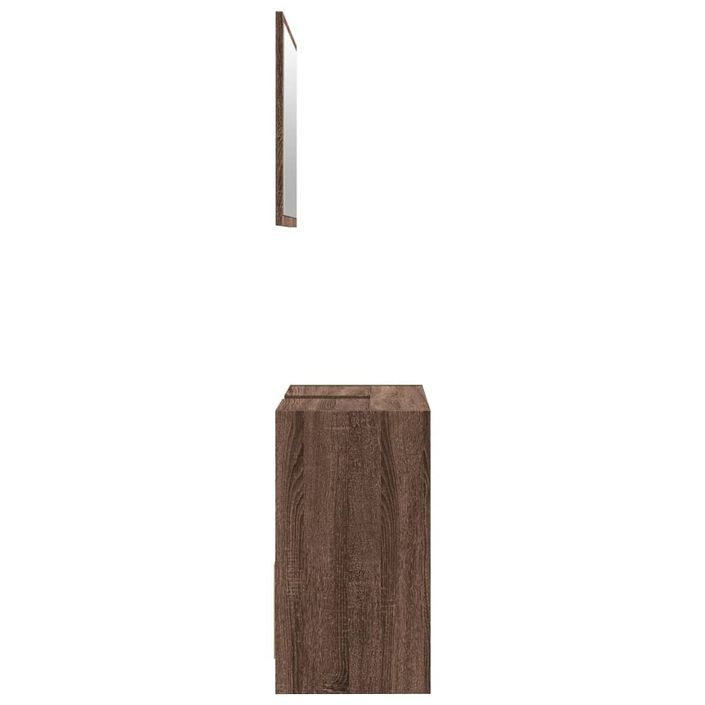 Ensemble de meubles de salle de bain 2 pcs Chêne marron - Photo n°6