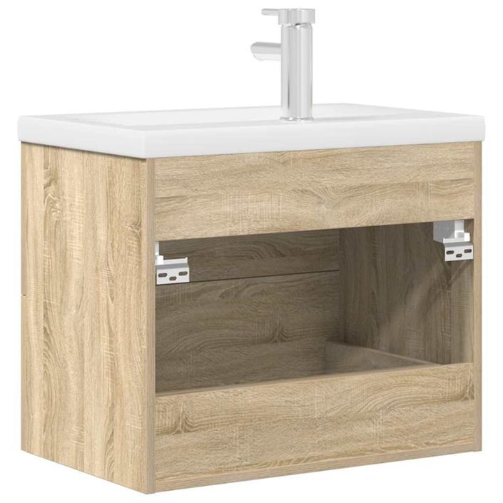 Ensemble de meubles de salle de bain 2 pcs chêne sonoma - Photo n°6