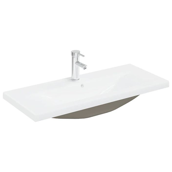 Ensemble de meubles de salle de bain 3 pcs chêne sonoma - Photo n°6