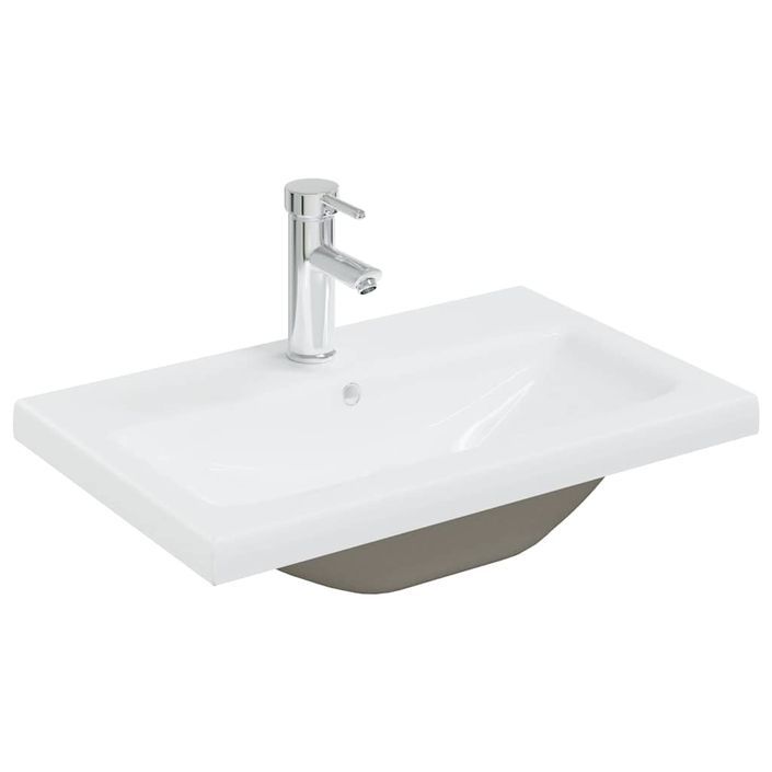 Ensemble de meubles de salle de bain 5 pcs chêne sonoma - Photo n°4