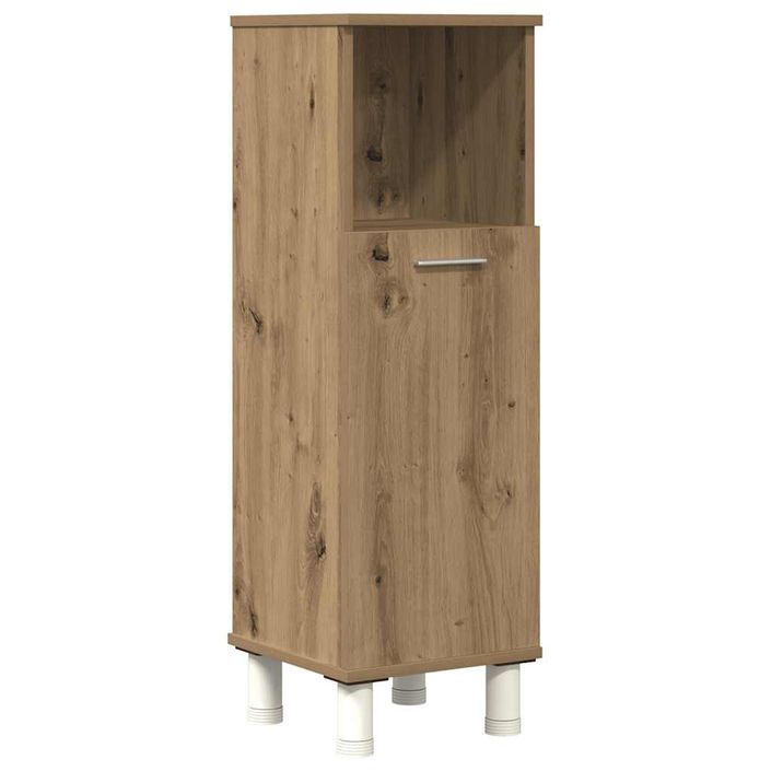 Ensemble de meubles salle de bain 3 pcs bois d'ingénierie - Photo n°8