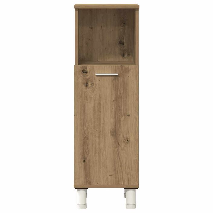 Ensemble de meubles salle de bain 3 pcs bois d'ingénierie - Photo n°9