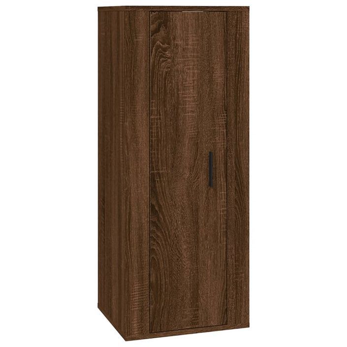 Ensemble de meubles TV 2 pcs Chêne marron Bois d'ingénierie - Photo n°5