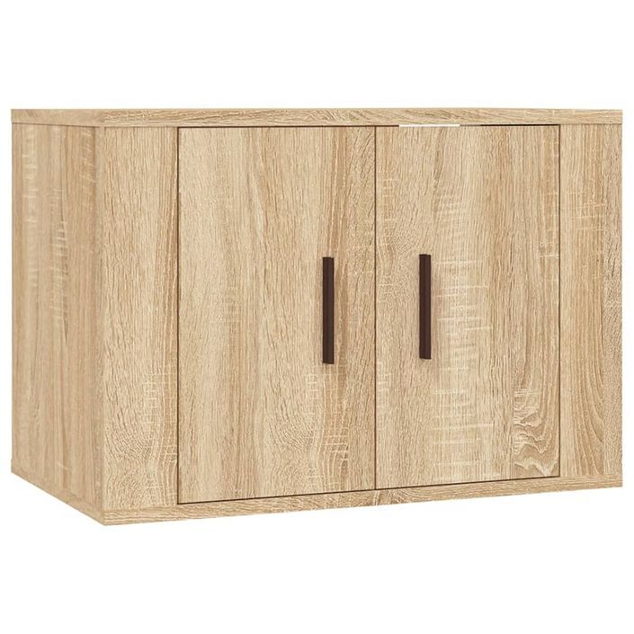 Ensemble de meubles TV 2 pcs chêne sonoma bois d'ingénierie - Photo n°5